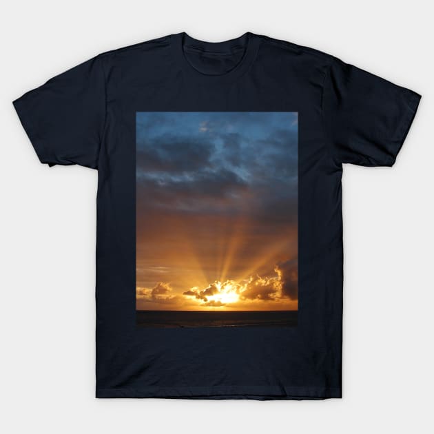 Rays of the Sun at Dawn T-Shirt by SusanSavad